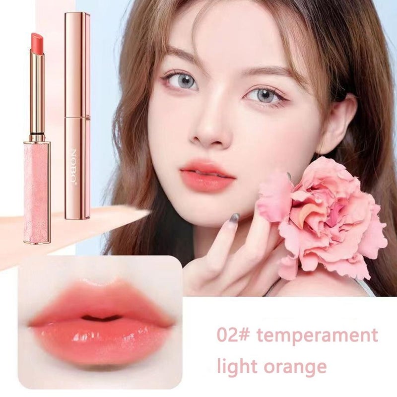 ADAD Slim Tube Temperature-Changing Lipstick, a temperature-changing lipstick that repairs, reduces lip lines, hydrates, moisturizes, and prevents dryness and cracking, 0.8g